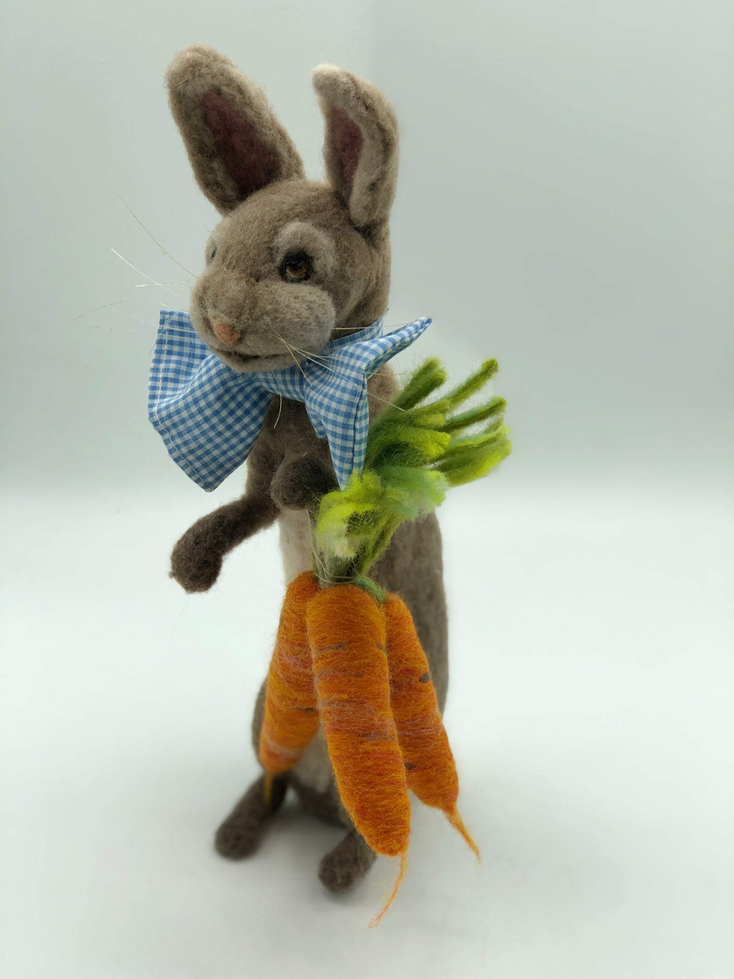 Easter bunny bringing carrots